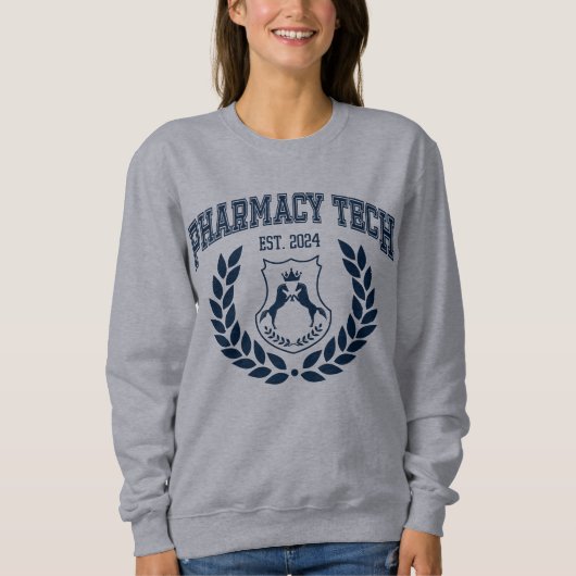 Uni Pharmacy Tech Abschluss 2024 Sweatshirt (Vorderseite)