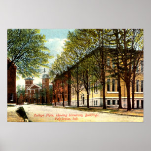 Uni-Platz Valparaiso, Indiana Poster