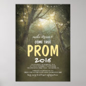 Uni Poster Prom Rustikale Bäume Wald (Vorne)
