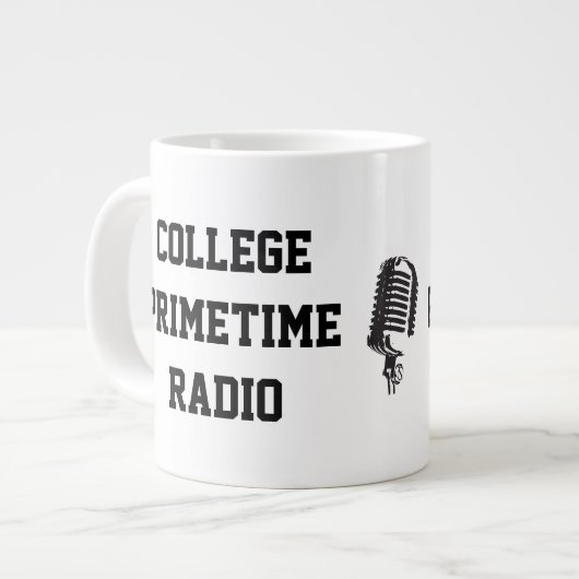 Uni-Primetime riesige RadioTasse Jumbo-Tasse (Vorderseite Links)