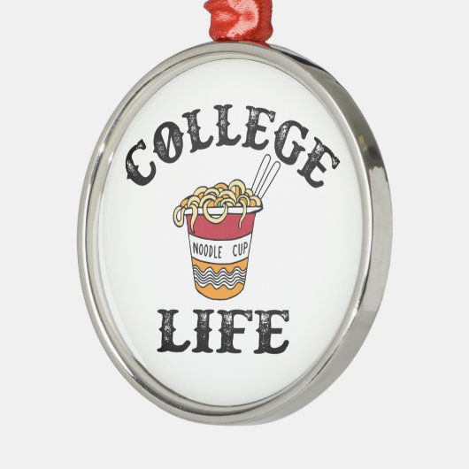 Uni Ramen Ornament Aus Metall (Links)