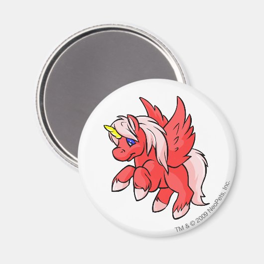 Uni Red Magnet (Vorderseite/Rückseite)