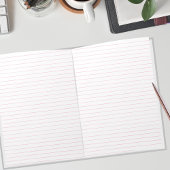 Uni Regel Rosa gestrichenes Papier Landschaft 11 x Notizblock