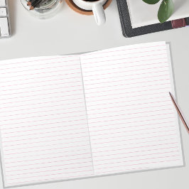 Uni Regel Rosa gestrichenes Papier Landschaft 11 x Notizblock