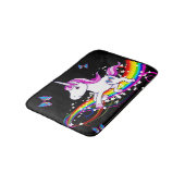 Uni Regenbogen-Bad-Matte Badematte (Schrägansicht)