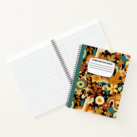 Uni regierte Pilzkomposition Notizblock (Innenseite)