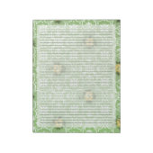 Uni regulierte Retro 60er Green Mitte Jahrhundert  Notizblock (Rotiert)