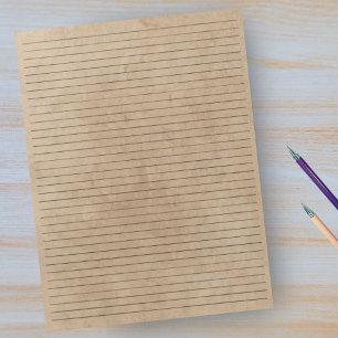 Uni-Rollenpapier - Hintergrund Vintager Papiere Notizblock