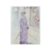 Uni-Rollenpapier - Vintage Viktorianische Mode Notizblock (Rotiert)