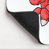 Uni Rot Mousepad (Ecke)