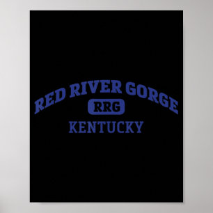 Uni Roter Fluss Schlucht Rock Klettergebiet D Poster