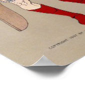 Uni Rowing Club, Edward Penfield Poster (Ecke)