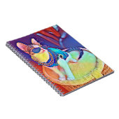 UNI RULED NOTEBOOK COOLE KATZE MIT SUNGLASSEN NOTIZBLOCK (Rechte Seite)