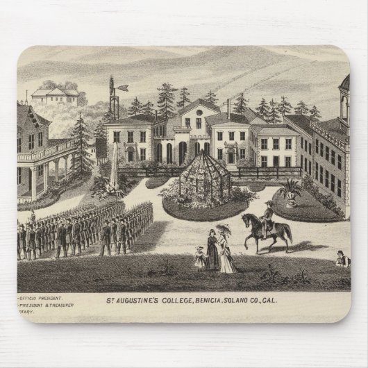 Uni, Schule, Benicia Mousepad (Vorne)