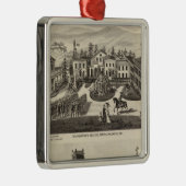 Uni, Schule, Benicia Ornament Aus Metall (Rechts)