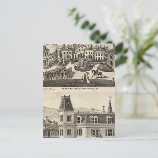 Uni, Schule, Benicia Postkarte (Stehend Vorderseite)