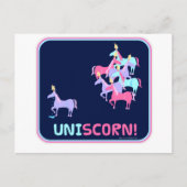 Uni-scorn Postkarte (Vorderseite)