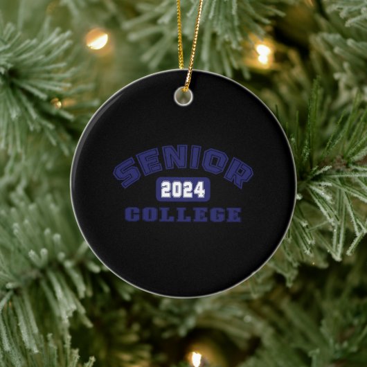 Uni Senior 2024 Keramik Ornament (Baum)