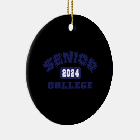 Uni Senior 2024 Keramik Ornament (Rechts)