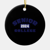 Uni Senior 2024 Keramik Ornament (Vorne)