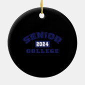 Uni Senior 2024 Keramik Ornament (Hinten)