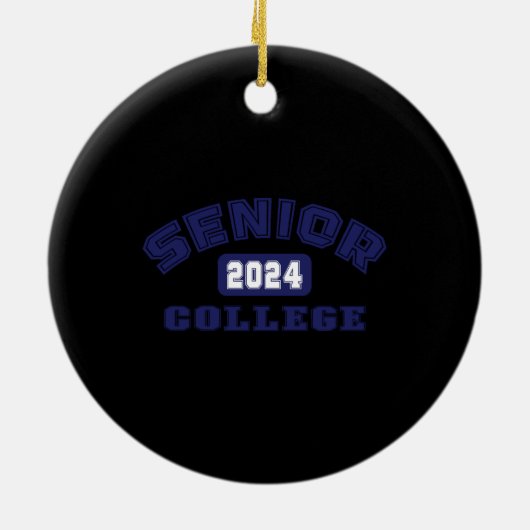 Uni Senior 2024 Keramik Ornament (Hinten)