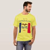 Uni-sex Patriotic Hawkeyes Iowa Flag T-Shirt (Vorne ganz)