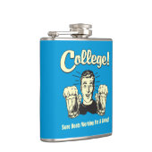 Uni: Sichere Beats im Leben Flachmann (Rechts)