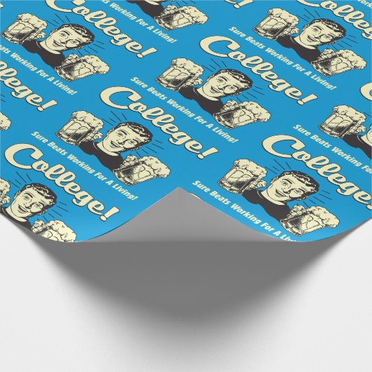 Uni: Sichere Beats im Leben Geschenkpapier (Ecke)