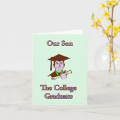 Uni Son Uni-Abschluss Card Karte (Gelbe Blume)