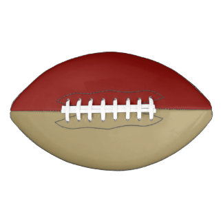 Uni Sports Team Colors Maroon/Gold Football