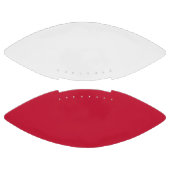 Uni Sports Team Colors White/Red Football (Paneele)