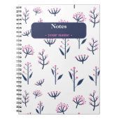 Uni Stationery Hübsch Mimosa Florals kundenspezifi Notizblock (Vorderseite)