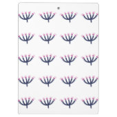 Uni Stationery Hübsch Mimosa individualisieren Klemmbrett (Rückseite)