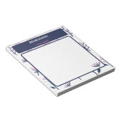 Uni Stationery Pink Mimosa Anpassen Notizblock (angewinkelt)