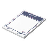 Uni Stationery Pink Mimosa Anpassen Notizblock (Rotiert)