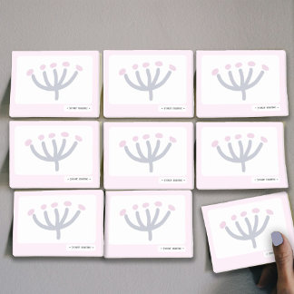 Uni Stationery Pink Mimosa Anpassen Post-it Klebezettel