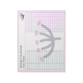 Uni Stationery Pink Mimosa Customizing Planer Notizblock (Rotiert)