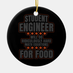Uni-Student-Abschluss des Funny Student Engineers Keramik Ornament