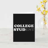 Uni Student Geschenke für Männer Uni Stud Sarcast Karte (Gelbe Blume)