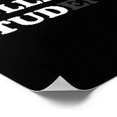 Uni Student Geschenke für Männer Uni Stud Sarcast Poster (Ecke)