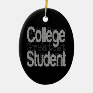 Uni Student Keramikornament