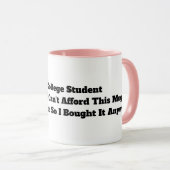 Uni-Student Tasse (VorderseiteRechts)