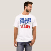 Uni-Studenten für Hillary T-Shirt (Vorne ganz)