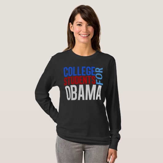 Uni-Studenten für Obama T-Shirt (Vorne ganz)