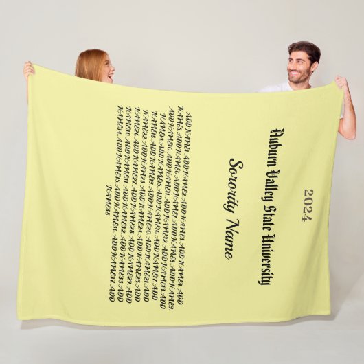 Uni Studentinnenverbindung personalisieren Fleece  (Beispiel)