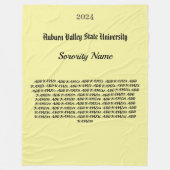 Uni Studentinnenverbindung personalisieren Fleece (Vorderseite)