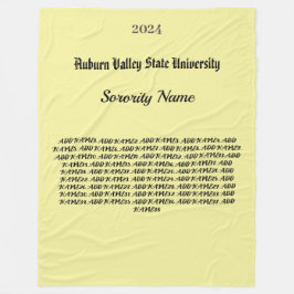 Uni Studentinnenverbindung personalisieren Fleece