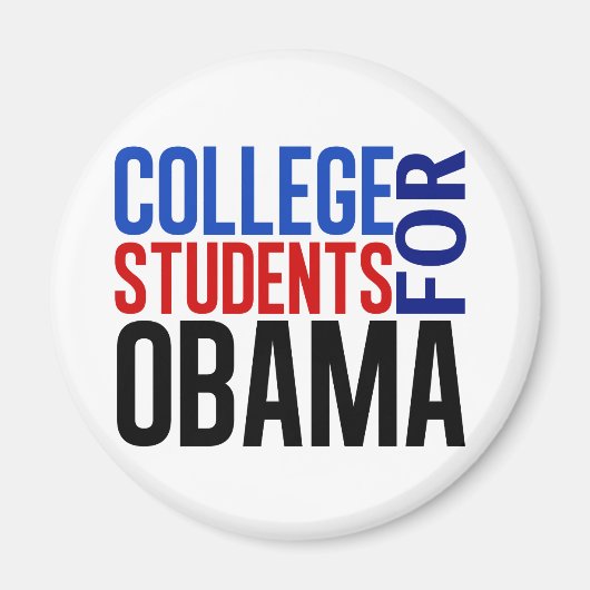 Uni Studierende für Obama Magnet (Vorne)