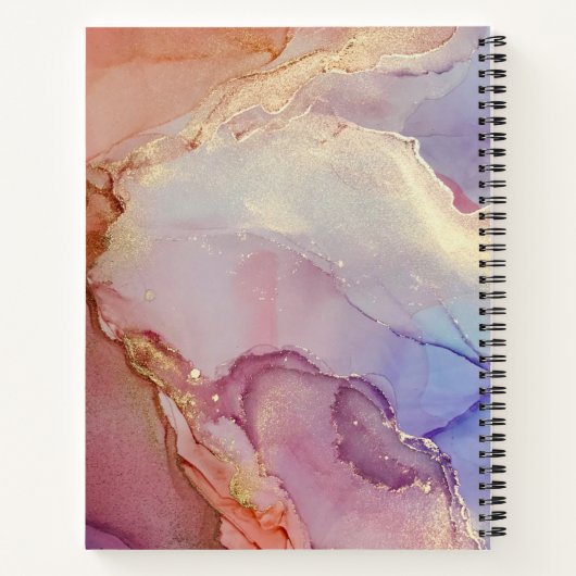 Uni Subjects SpiralNotebook Notizblock (Rückseite)